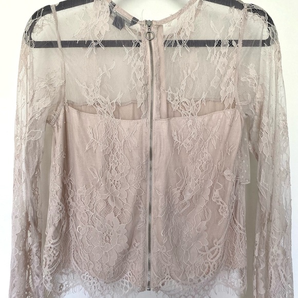 American Eagle Layered Lace Blouse - Picture 6 of 9